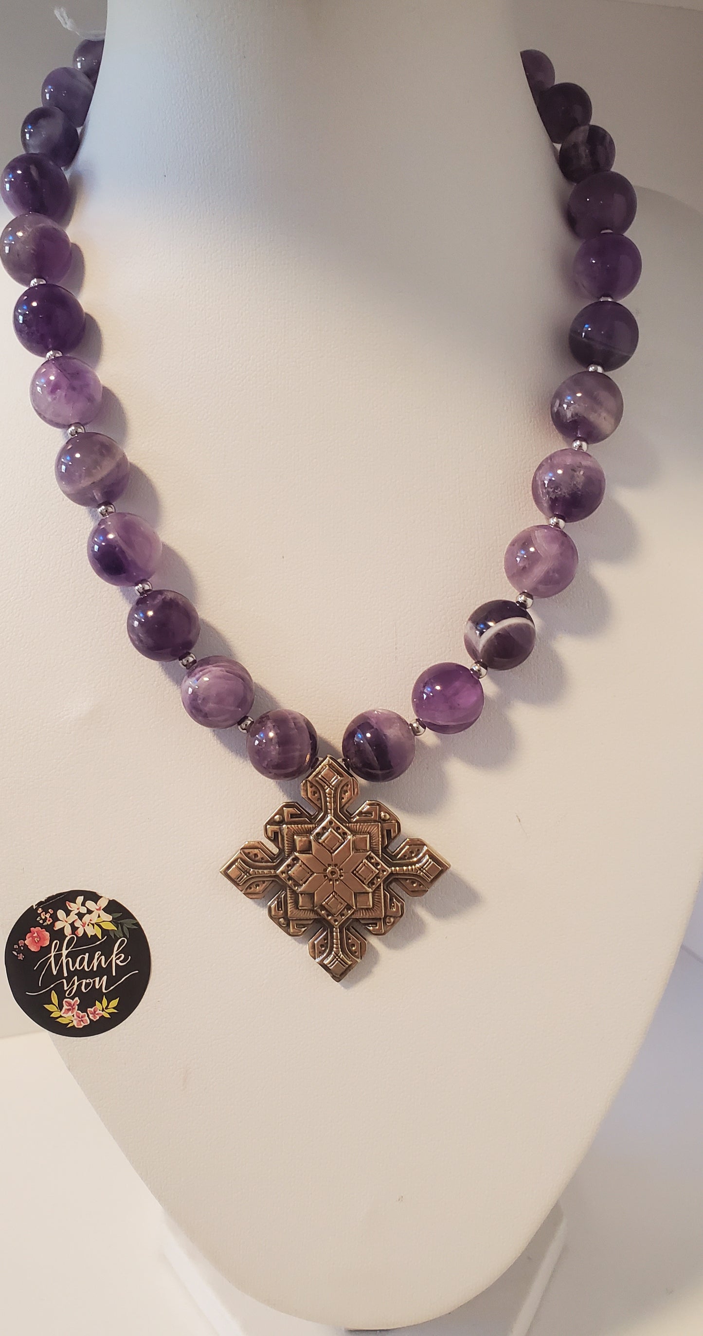 Amethyst necklace #7