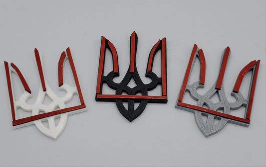 3D print Tryzub "Solid" for car