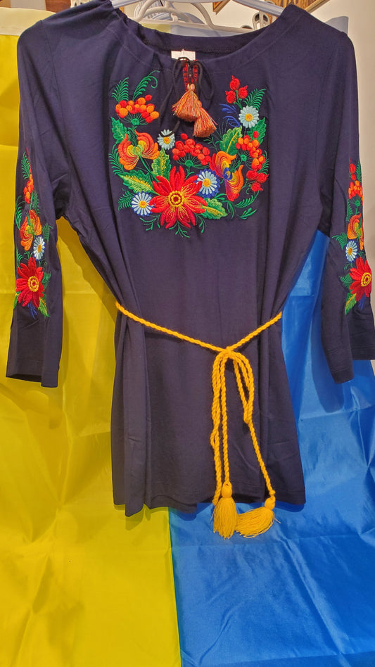 Embroidered blouse "Galychanka" kalyna L, XL