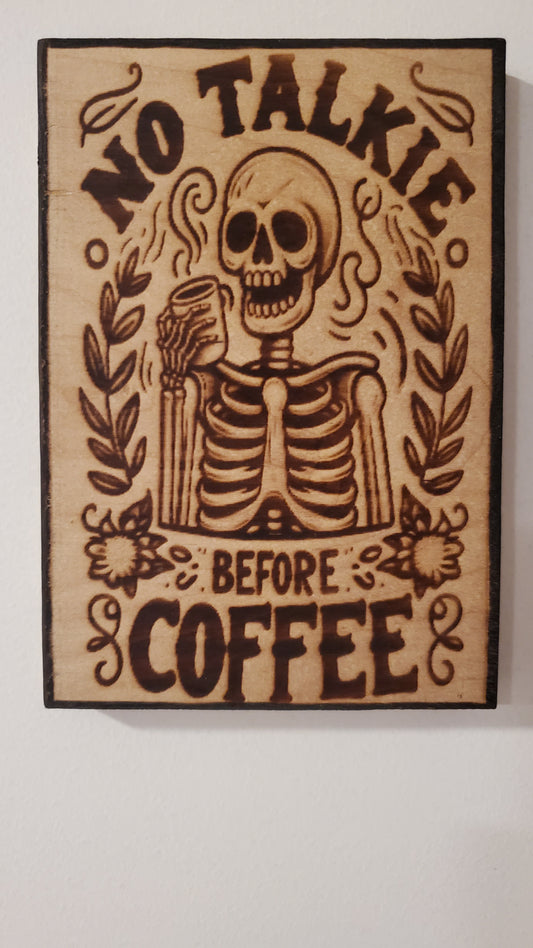 Picture the Art of burn Magnet 14*9.5 cm