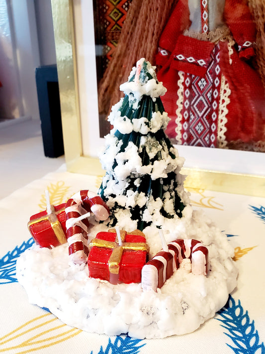 Soy Christmas candle composition