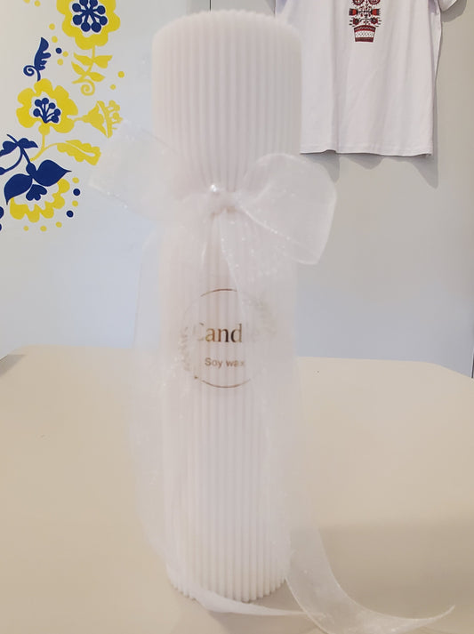 Soy candle with bow