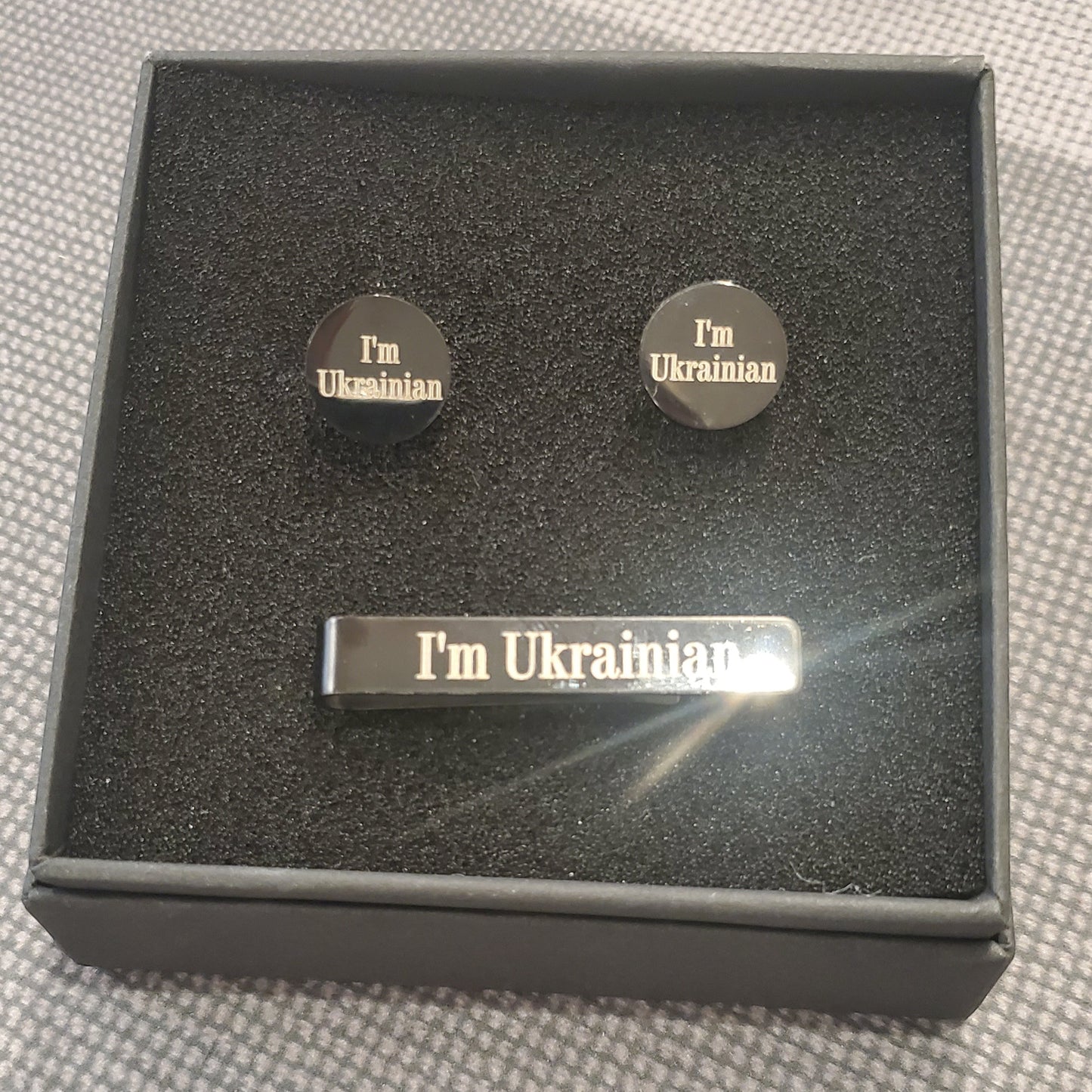 Tie clip holder and Cufflink