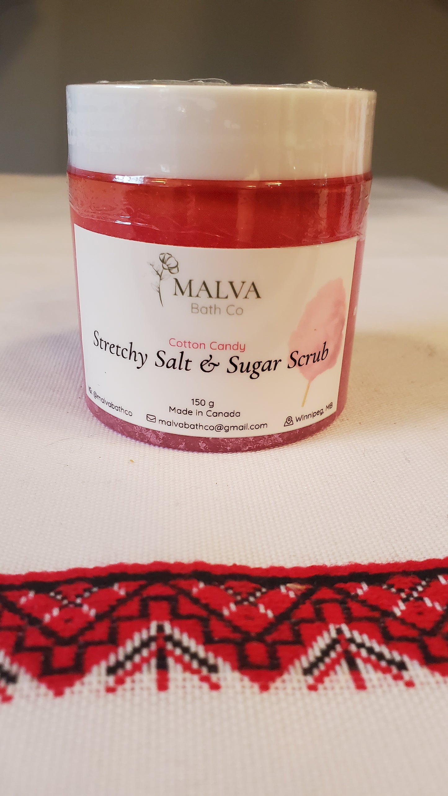 Body scrub "Cotton candy" 150 ml