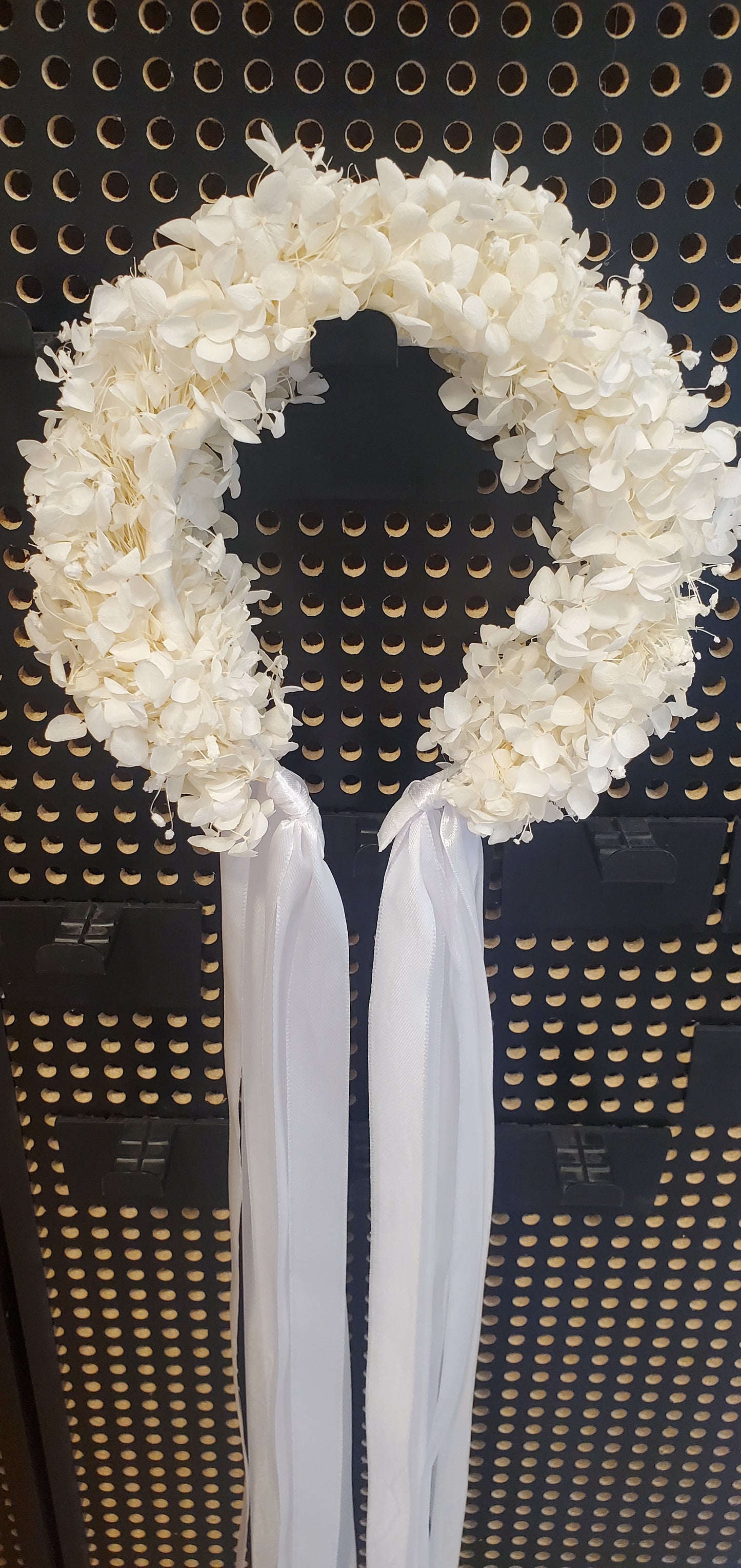 Head wreath white flowers