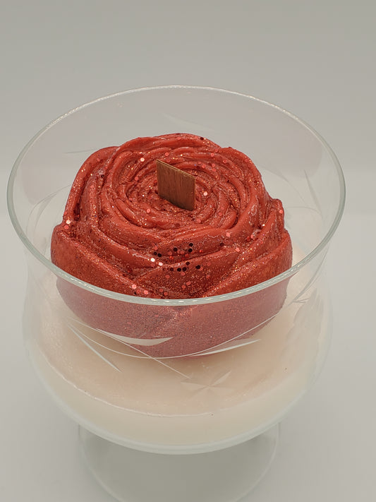 Candle Flower in a glass