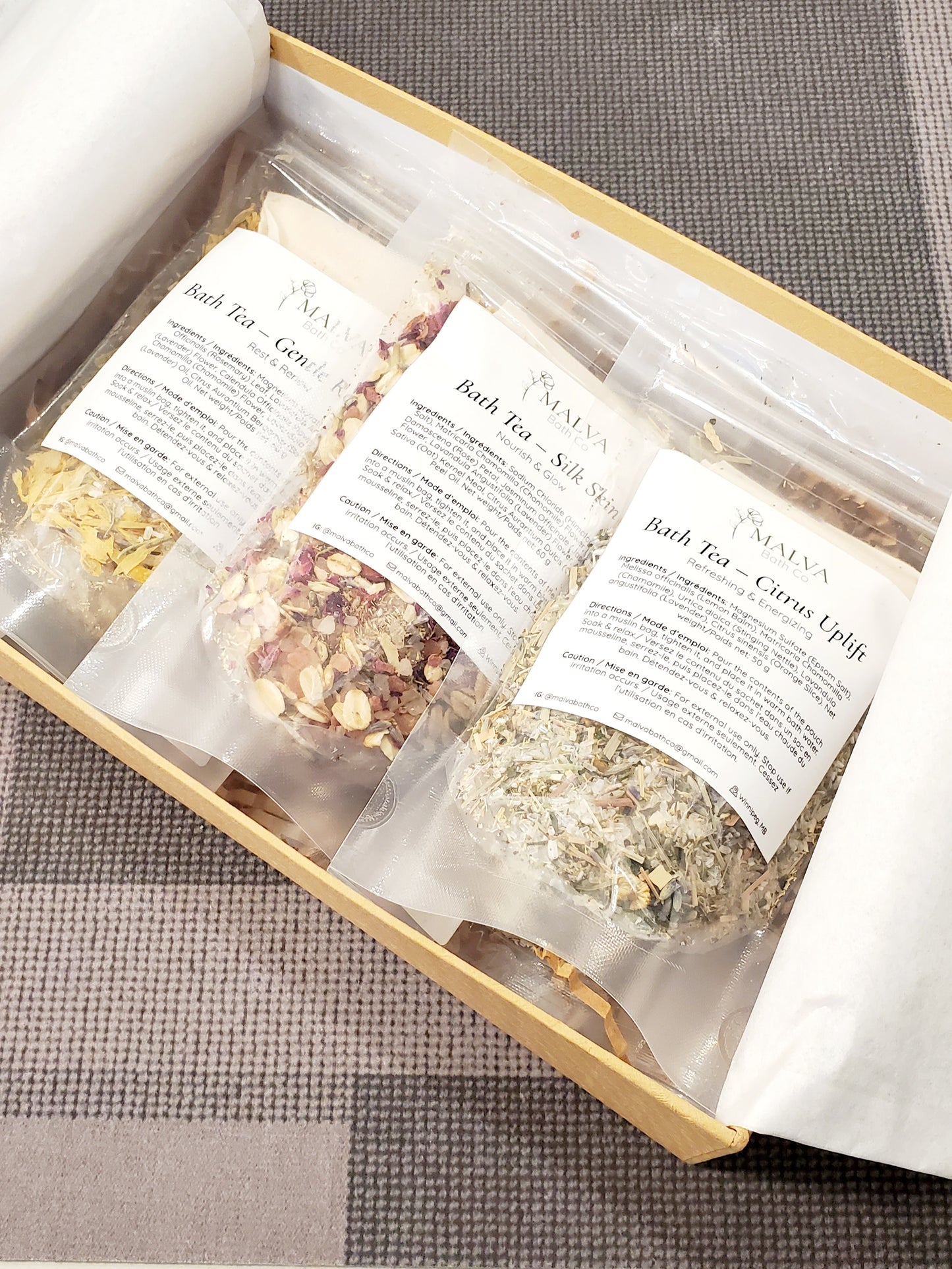 Gift set: Bath tea 3 psc