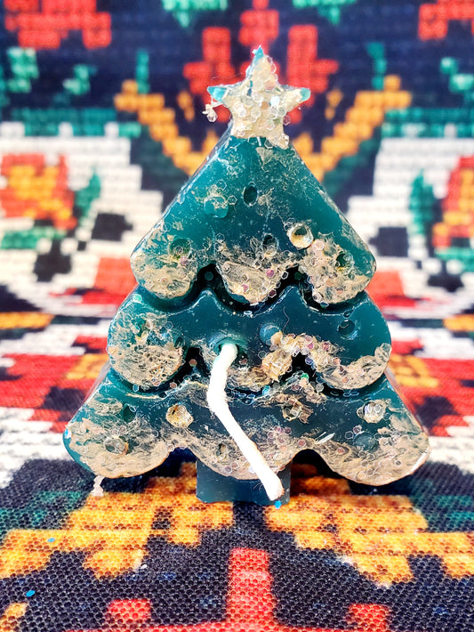 Soy candle snow/tree