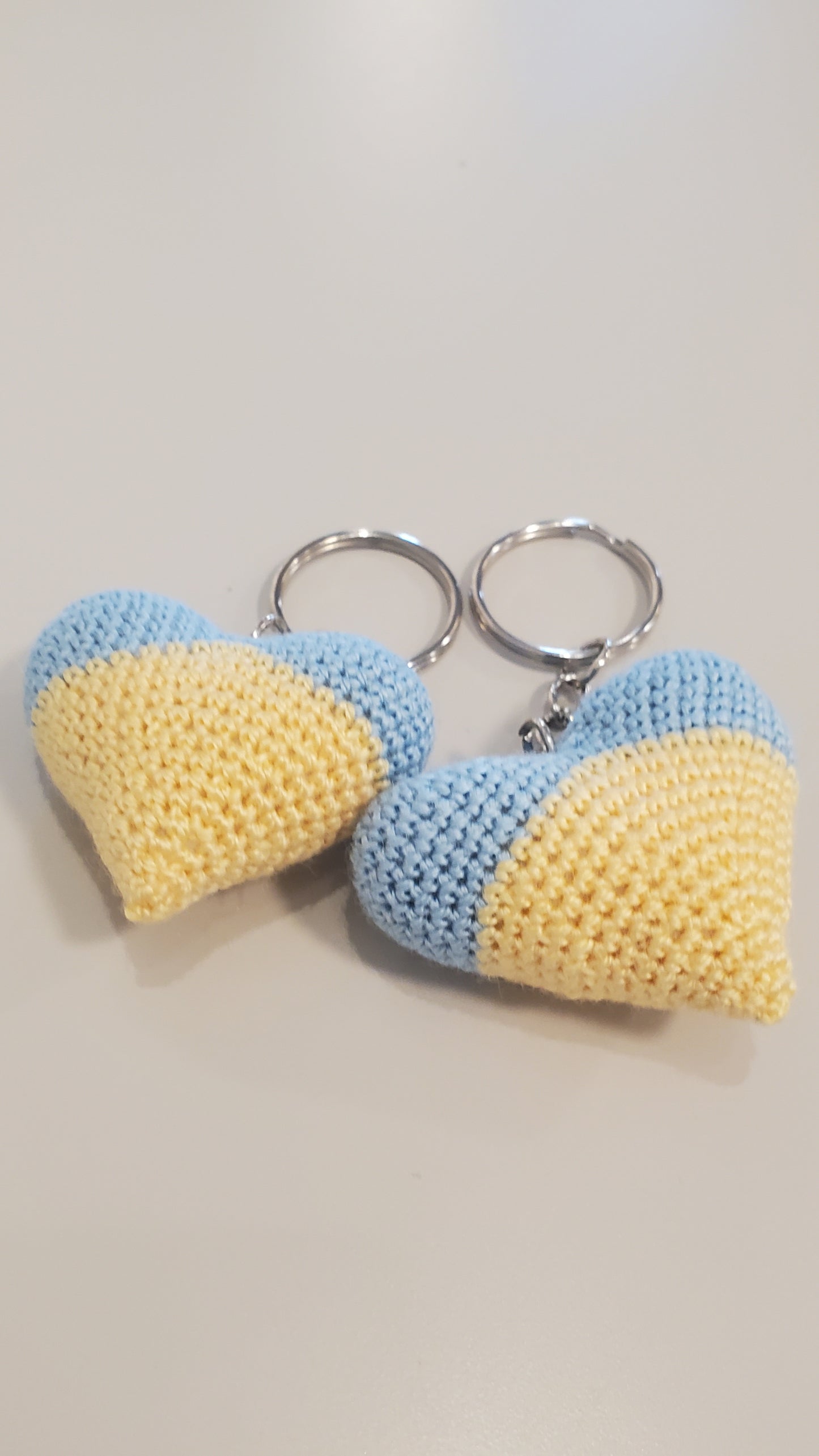 Knitted keychaine Heart