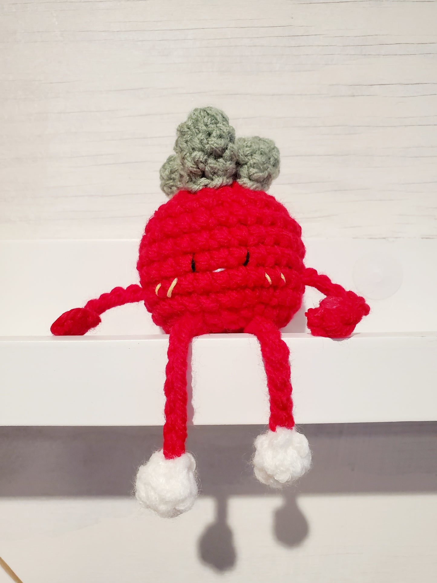 Knitted Toy Tomato man