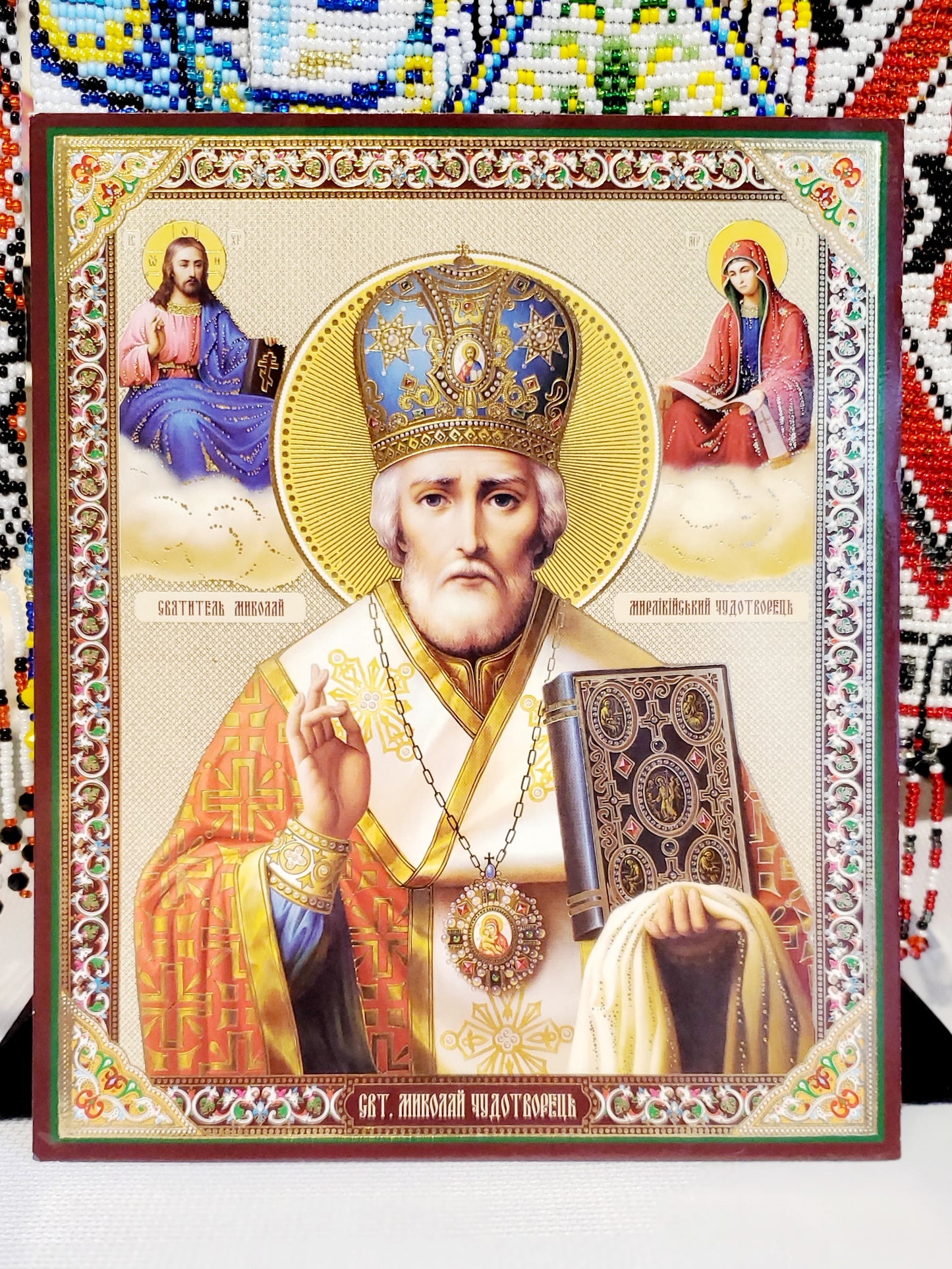 Christian Icon paper large size 15x18 cm