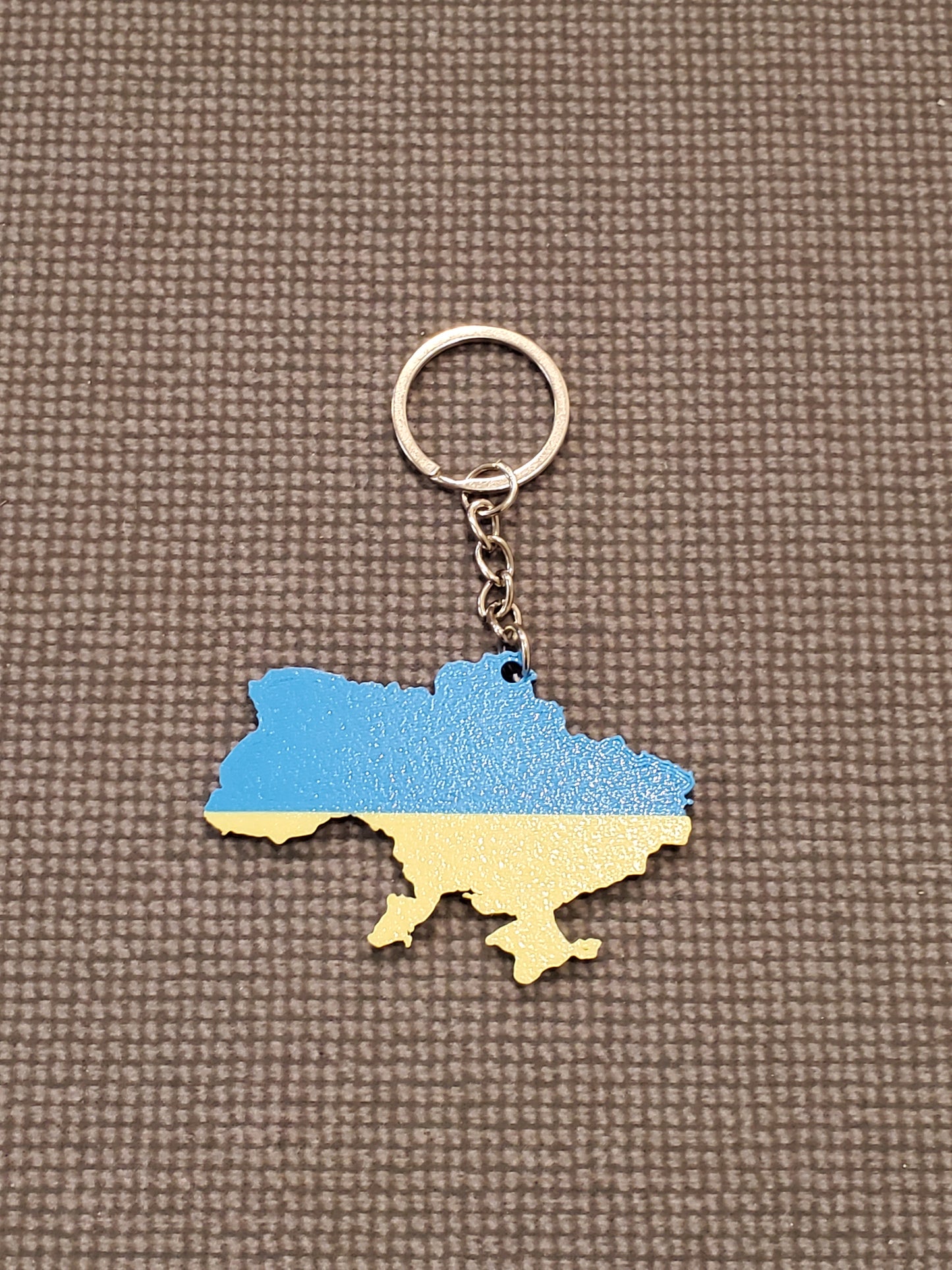 3D Print Keychain Map UA/Vizerunok