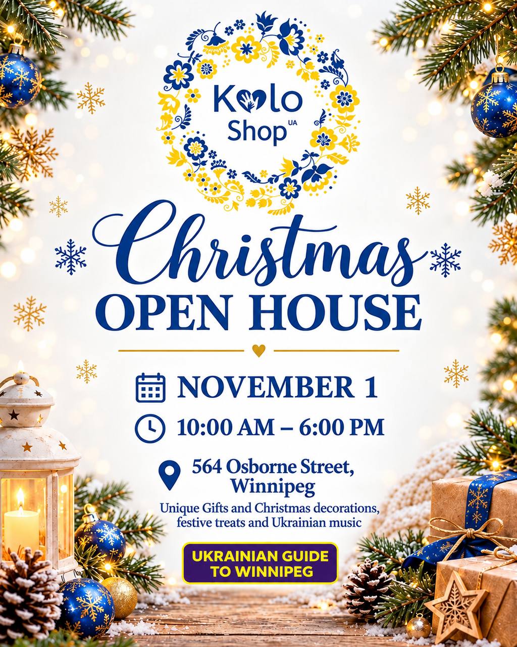Christmas Open House at KoloShop | November 1