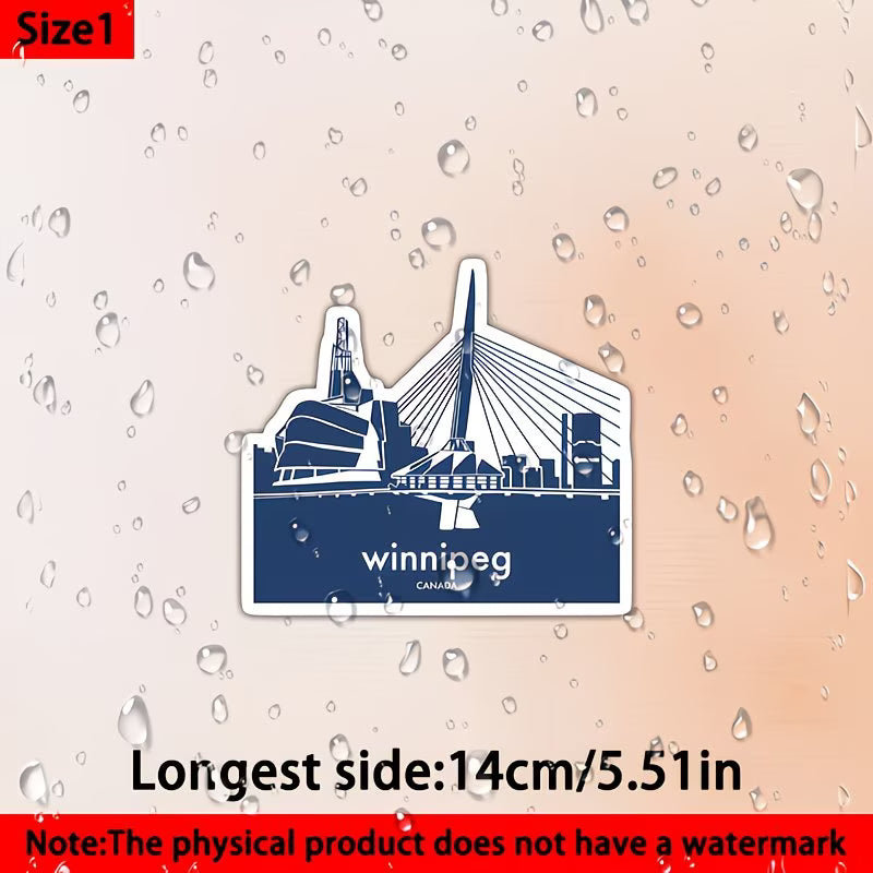 Car Sticker Winnipeg 14 cm/5.51in (vinyl)