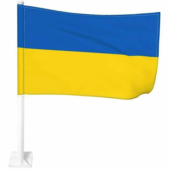 Car Flag Ukraine