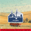 Car Sticker Winnipeg 14 cm/5.51in (vinyl)