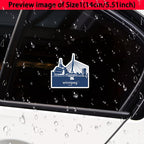 Car Sticker Winnipeg 14 cm/5.51in (vinyl)