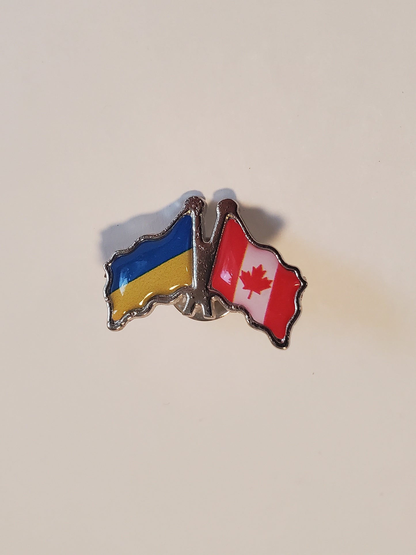 Canada and Ukraine flag icon