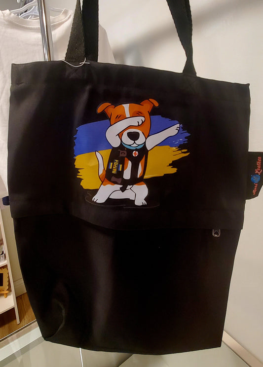 Canvas Black bag