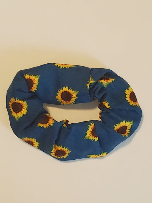 Hair Band Blue/sunflowers