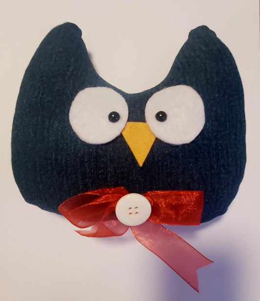 Toy Denim Owl medium