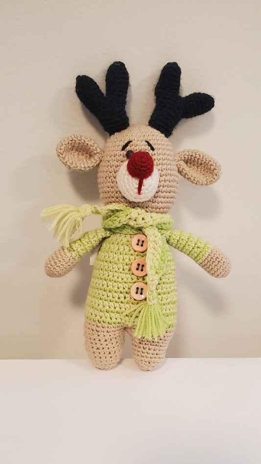 Knitted Toy Deer big