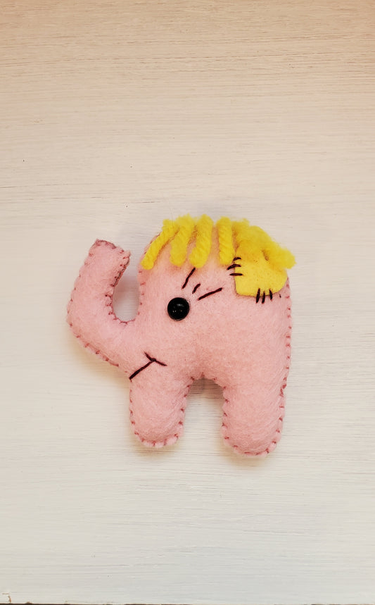 Toy Pink Baby Elephant