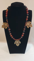 Necklace Agat brown
