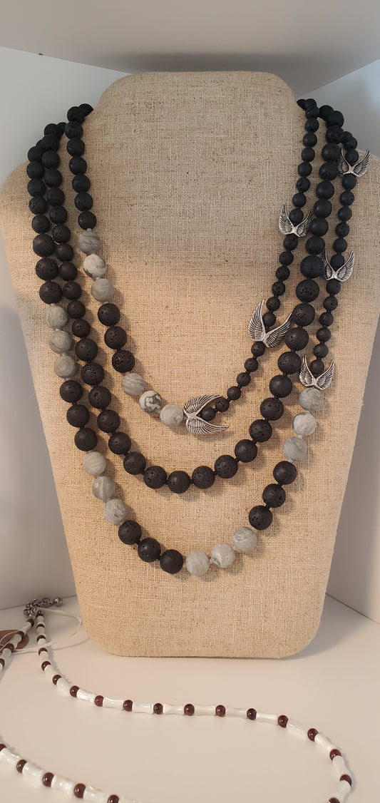Three-strand necklace #10