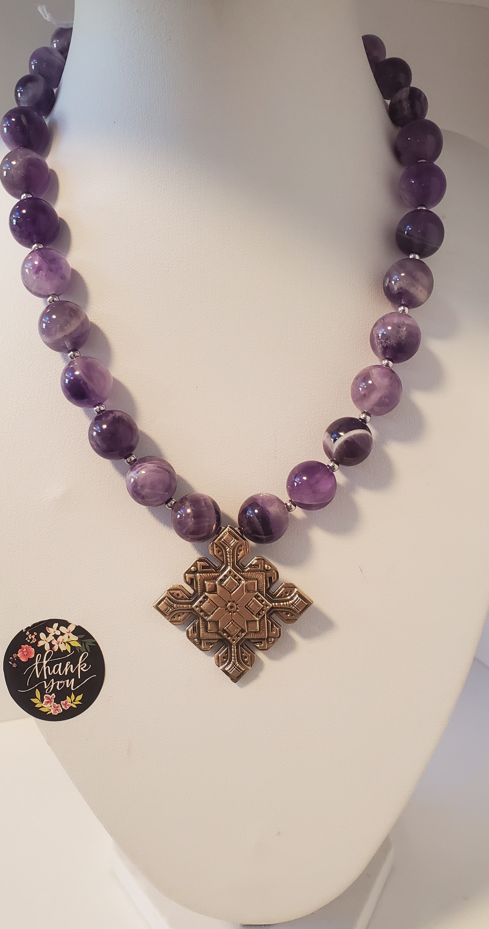 Amethyst necklace #7