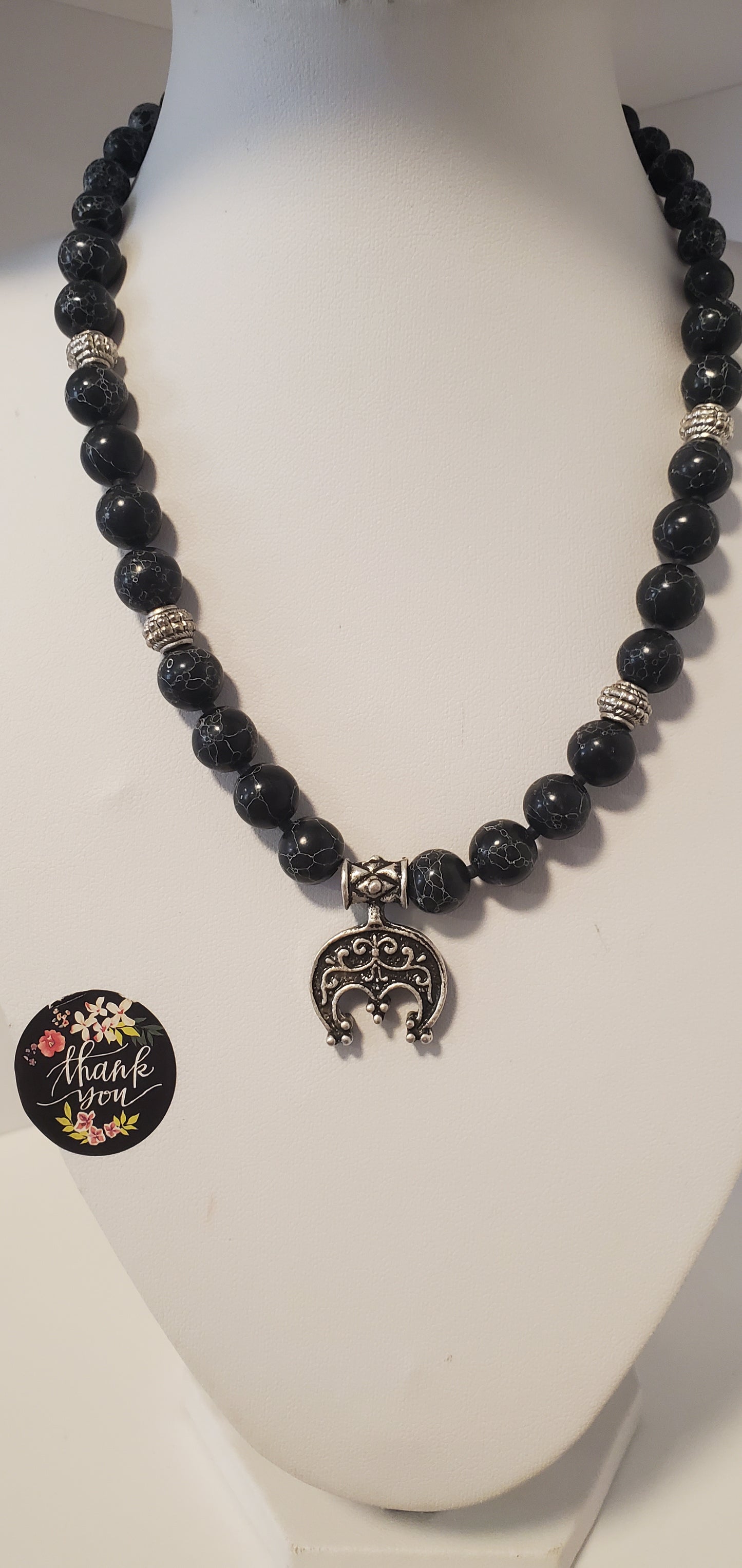Black necklace #16