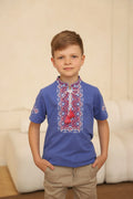 Children's Navy Blue T-shirt Galychanka Zoryanchik