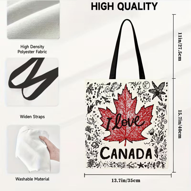 Tote Bag Women's Maple Leaf 40x35cm (16*14in)