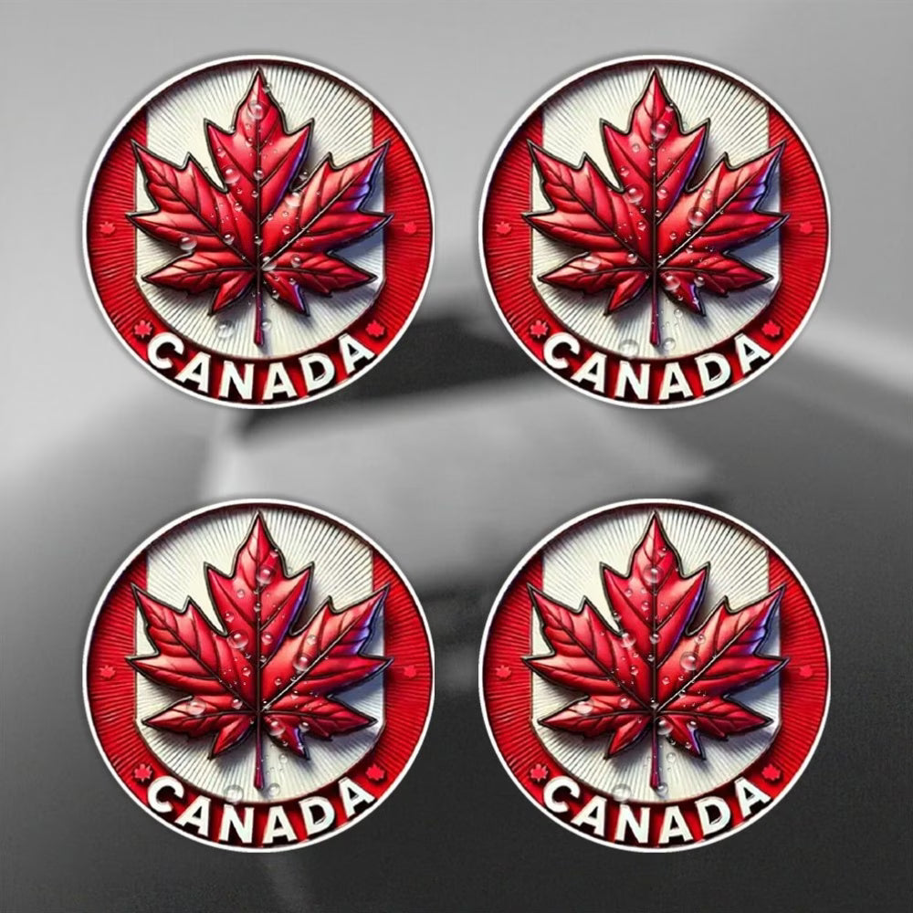 Set 9pcs Car Stickers  Canadian Maple Leaf