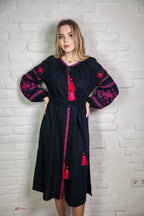 Women's embroidered dress "Mountain fairy tale"