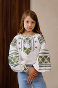 Embroidered blouse for girl "Oksanka"