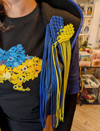 Macrame Heart brooch