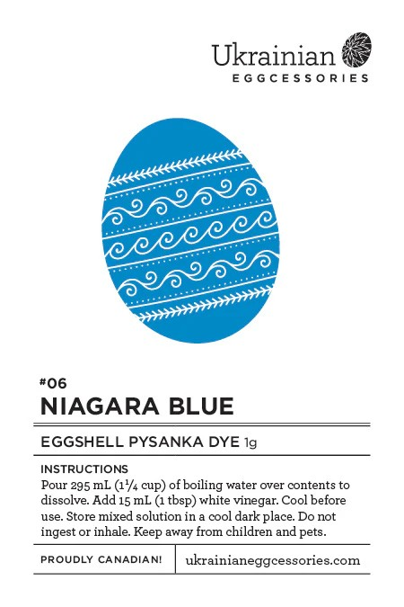 Easter Collection Pysanka Dye #06 Niagara Blue