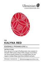 Easter Collection Pysanka Dye #15 Kalyna Red