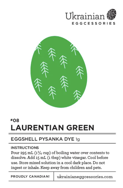 Easter Collection Pysanka Dye #08 Laurentian Green