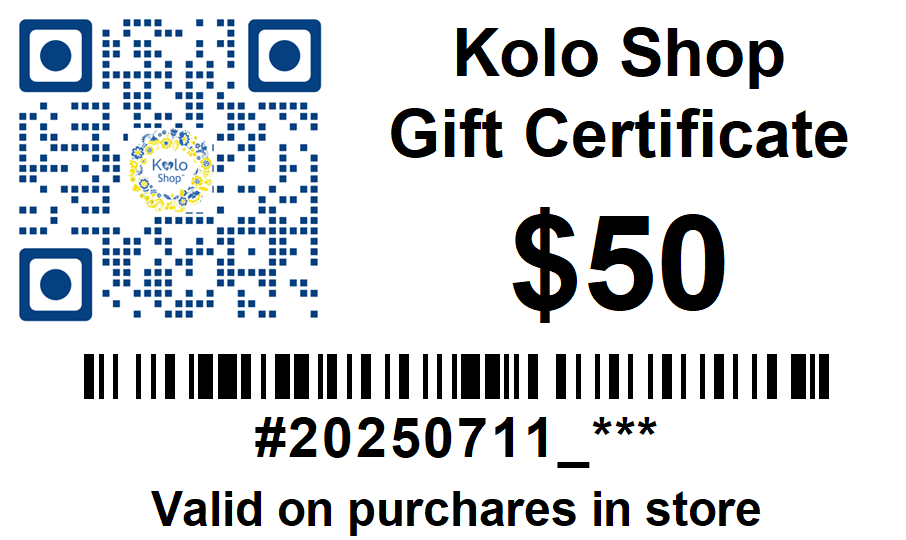 Kolo Shop Gift Certificate $50