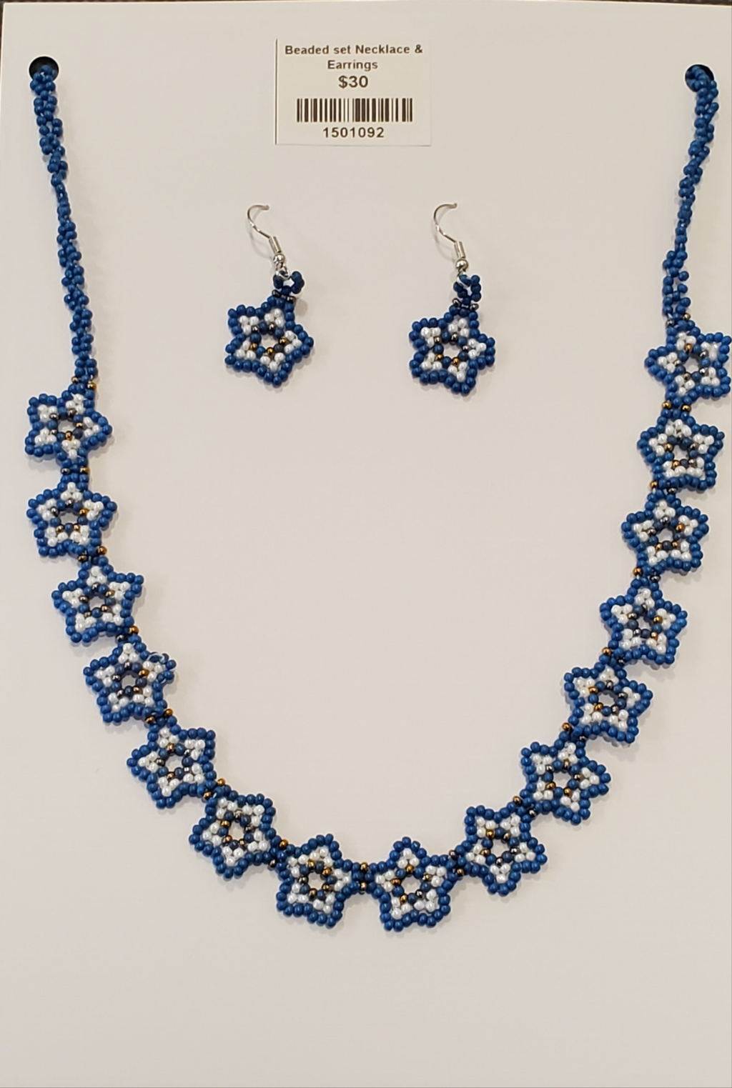 Beaded set Necklace & Earrings MZ