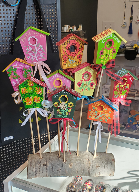 Home wood on stick