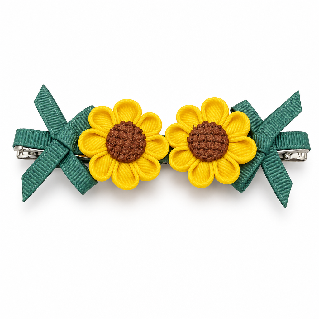 Hair pins "Sunflower" 2 pcs