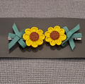 Hair pins "Sunflower" 2 pcs