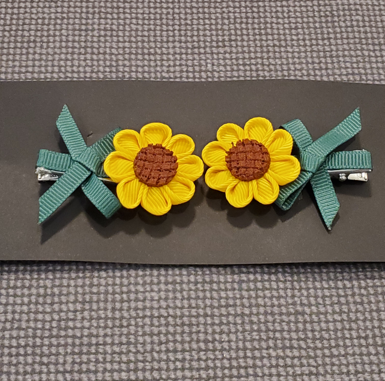 Hair pins "Sunflower" 2 pcs