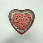 Soy Candle heart in a red box