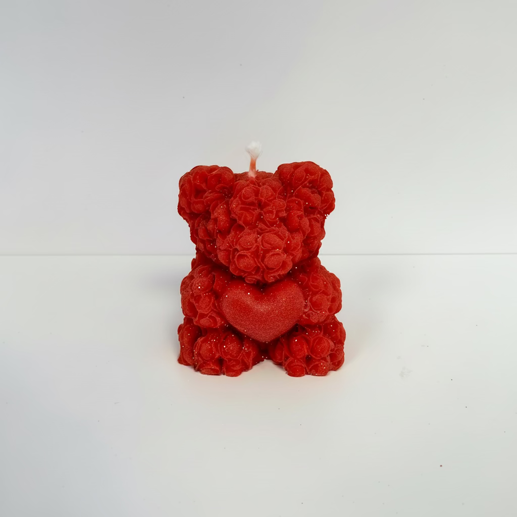 Soy Candle Red Bear