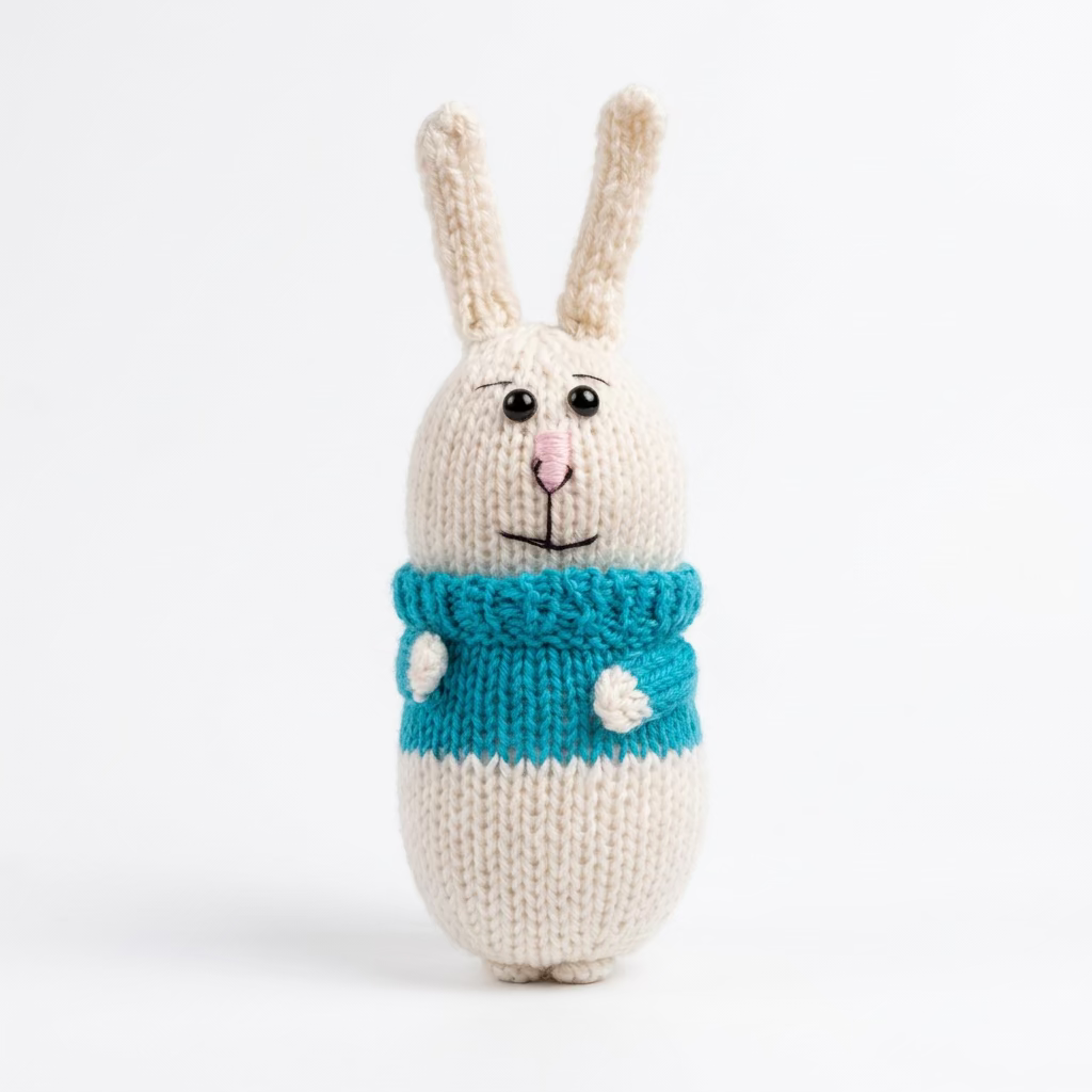 Knitted Rabbit/sweater medium