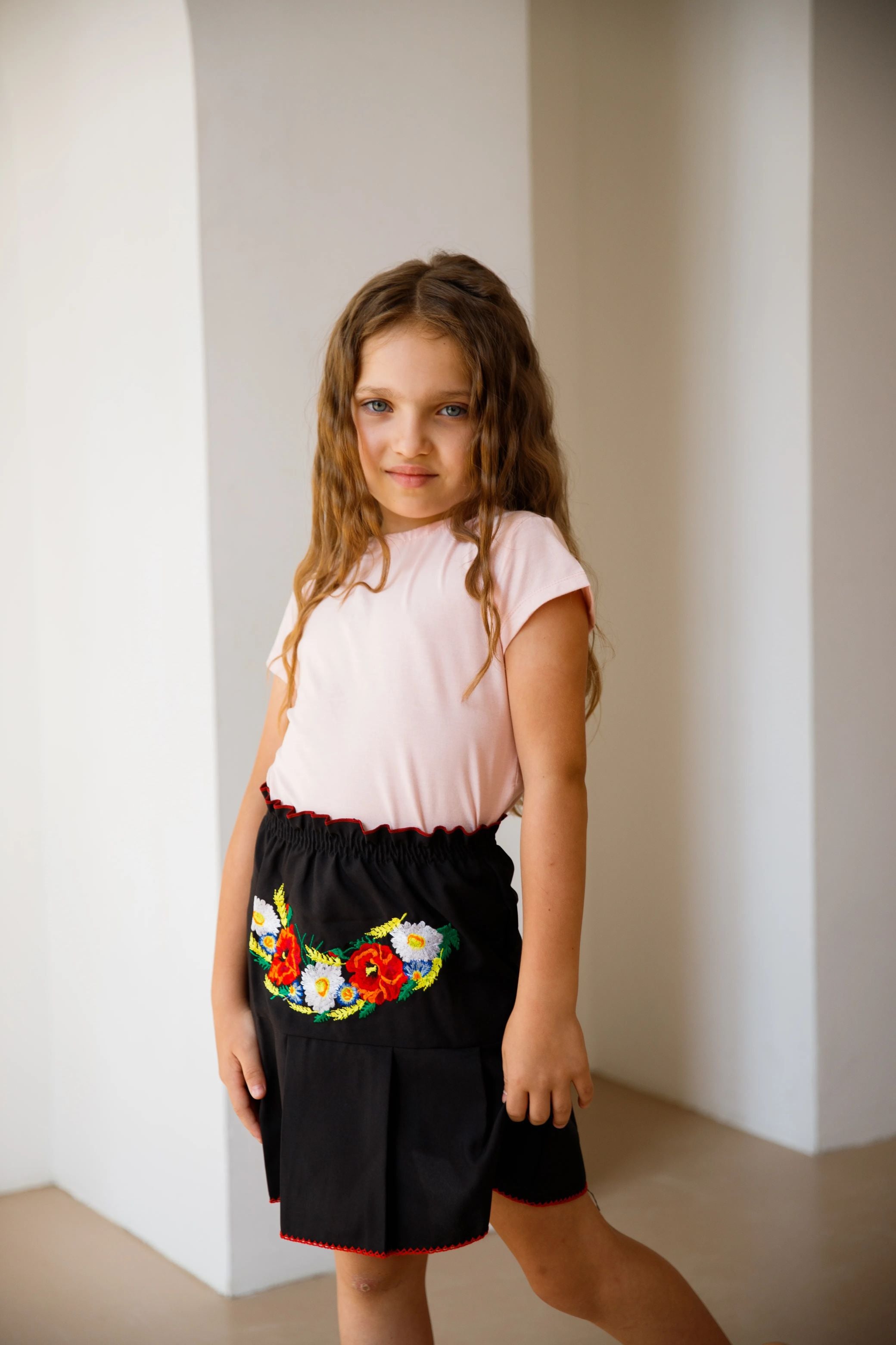 Tulle skirt for girls Stezhinka (black)